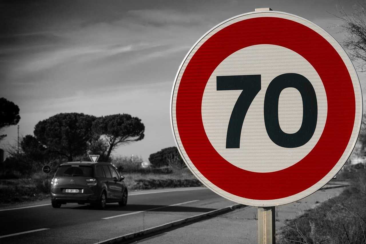 Dopuszczalne prędkości na drogach w Polsce.