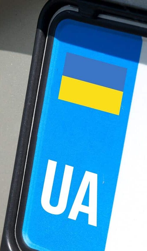 Ukraińskie tablice rejestracyjne